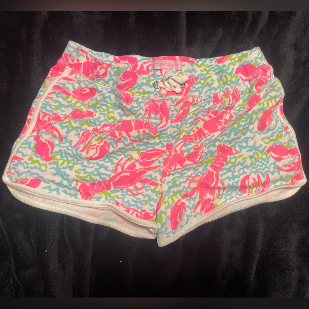 Lilly Pulitzer Kids Athletic Shorts — Pattern: Lobsta Roll — Size: XL (12-14)